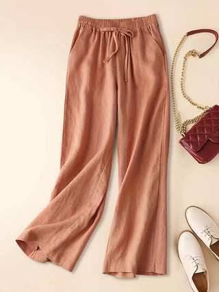 Tina - Pantaloni in Lino Relax
