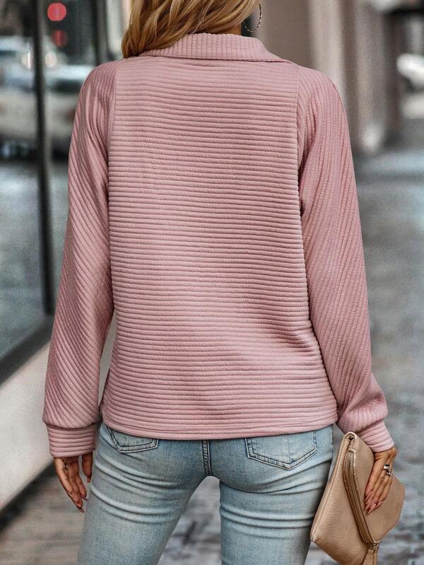 Maglia elegante Kylie con zip