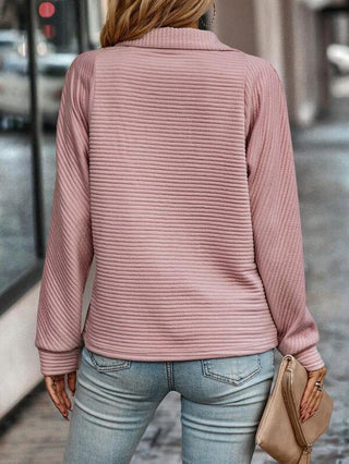 Maglia elegante Kylie con zip