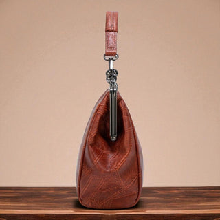 Borsa vintage con chiusura a scatto
