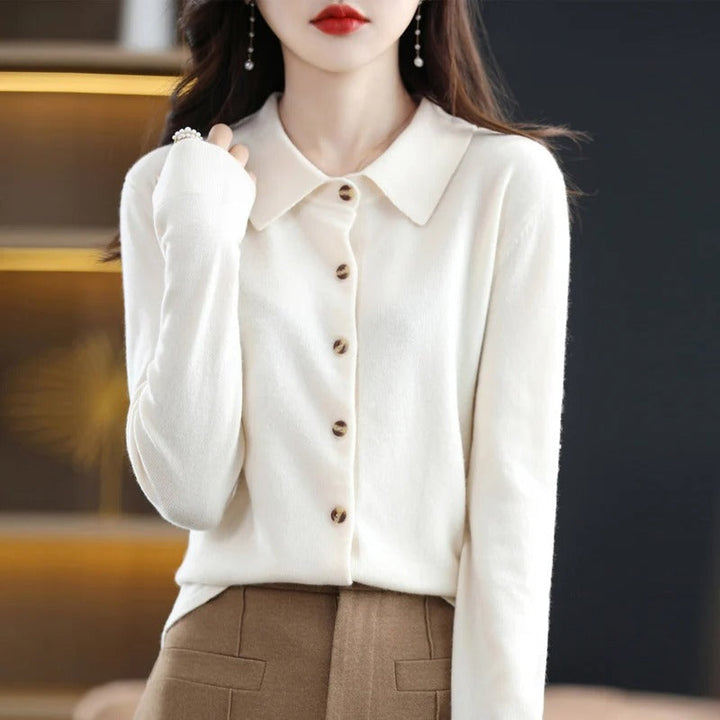 Cardigan Odelia in cashmere con bottoni