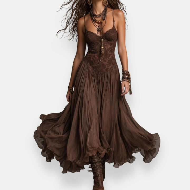 Abito Boho in Pizzo