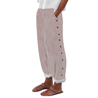 Dagny | Pantaloni Estivi Striati Eleganti