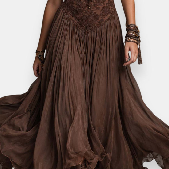 Abito Boho in Pizzo