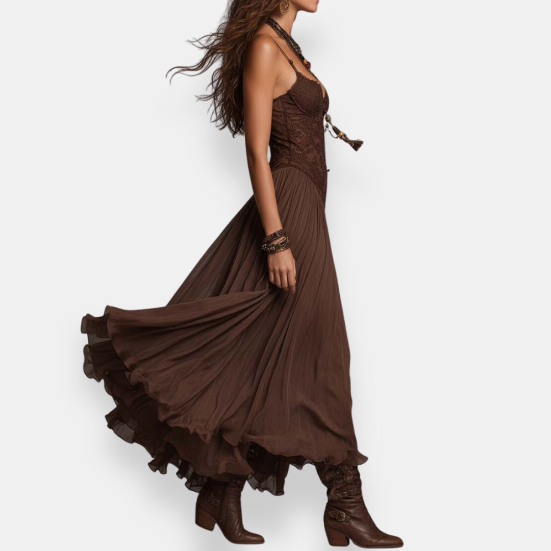 Abito Boho in Pizzo