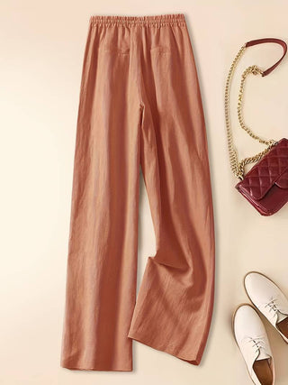 Tina - Pantaloni in Lino Relax