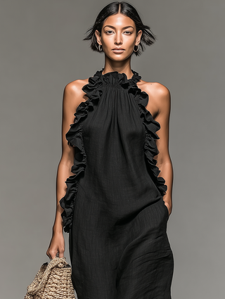 Abito Maxi con Tasche Lua