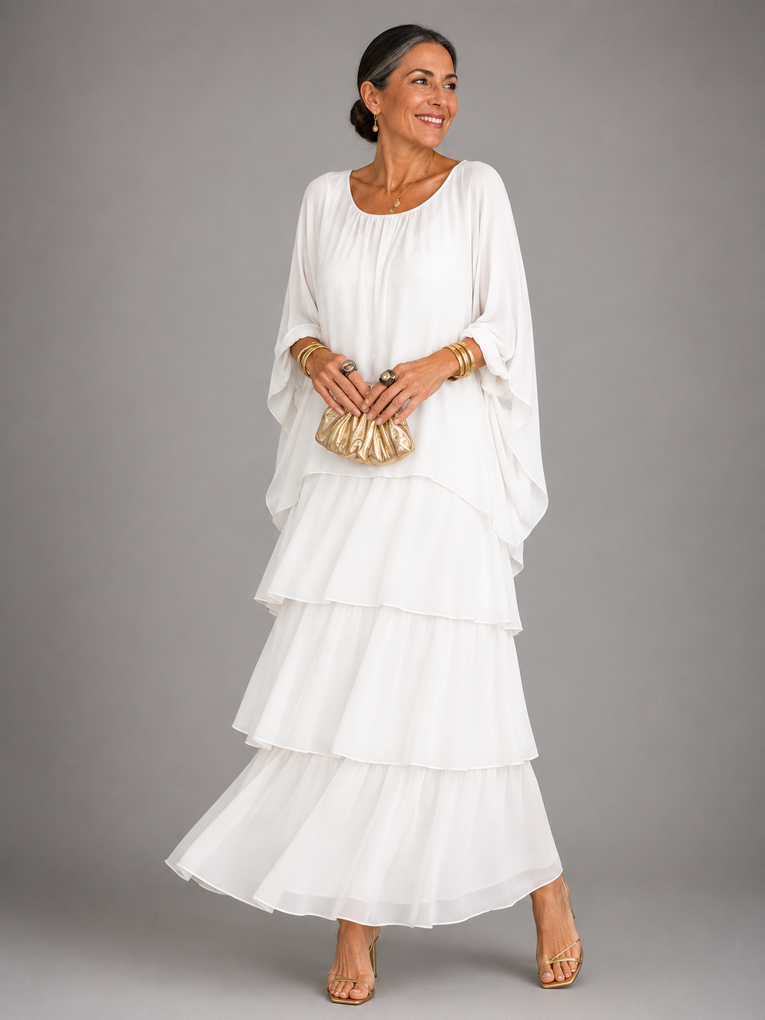 Abito Maxi Elegante e Fluido