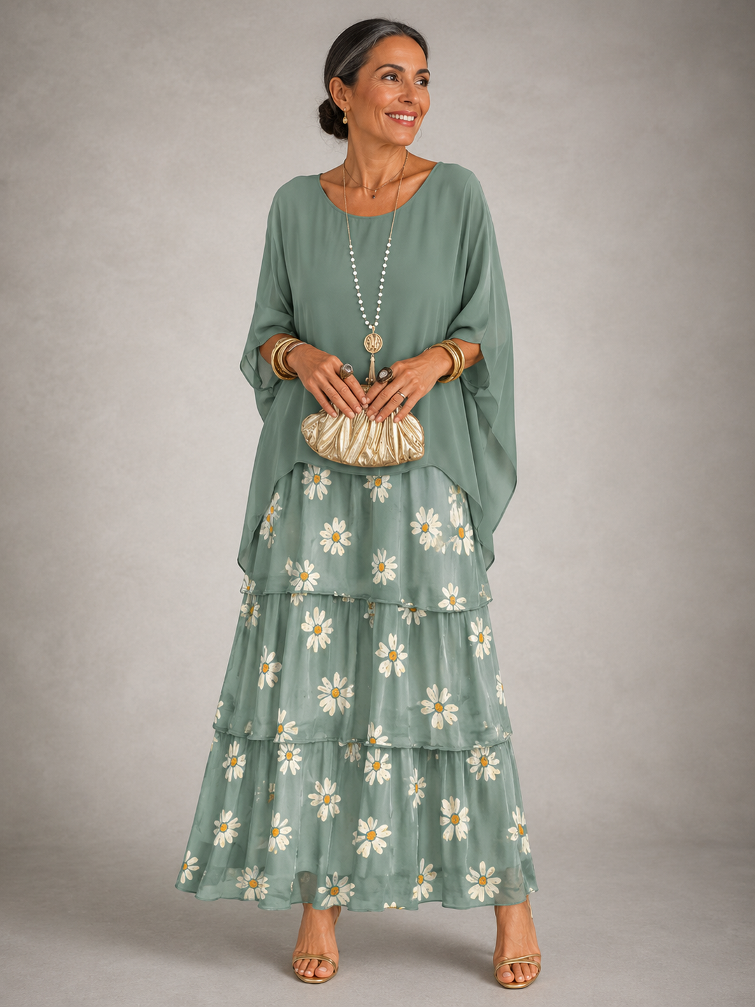 Abito Maxi Elegante e Fluido