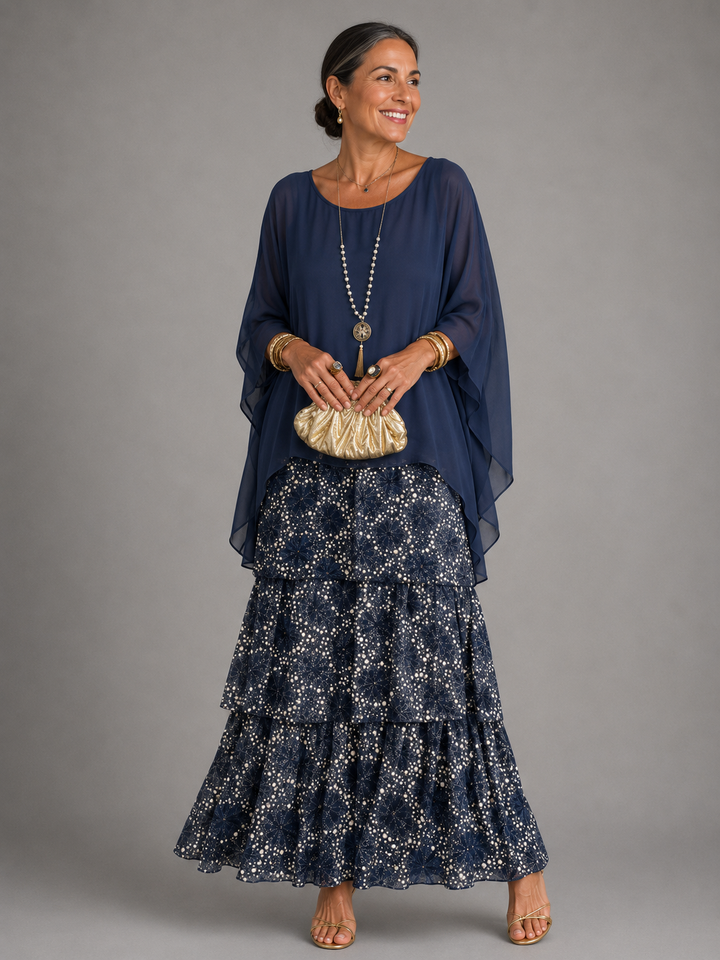 Abito Maxi Elegante e Fluido
