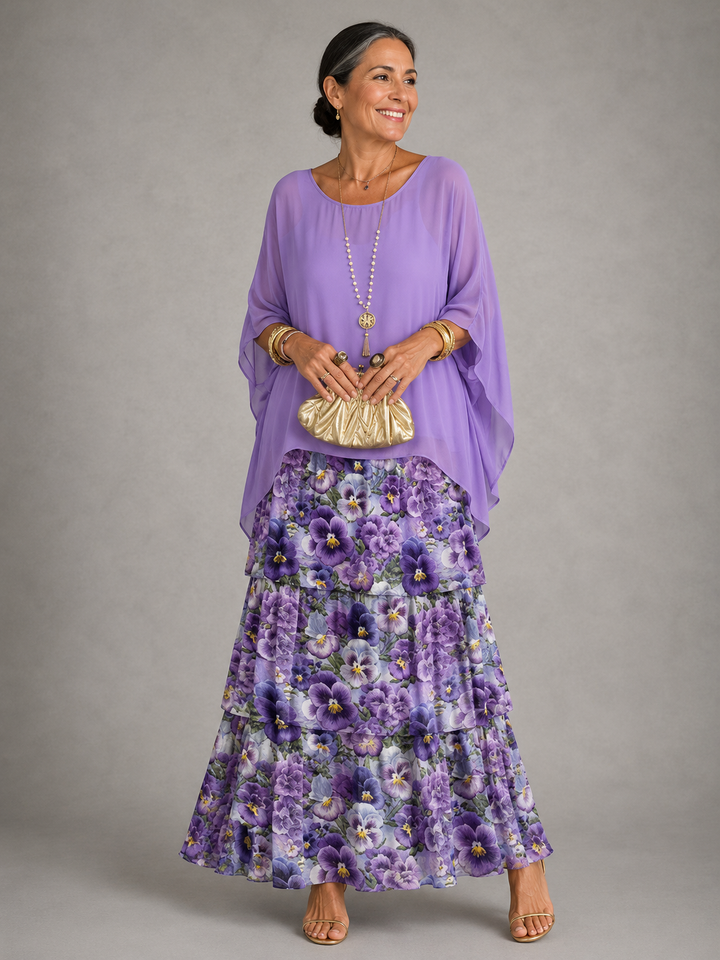 Abito Maxi Elegante e Fluido