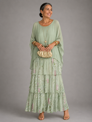 Abito Maxi Elegante e Fluido