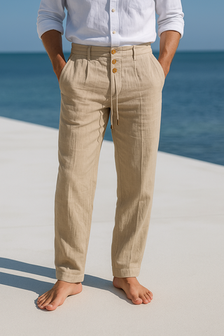 Matteo | Pantaloni estivi leggeri in lino