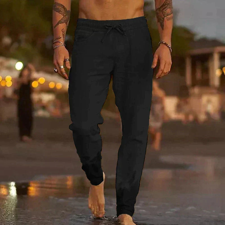 Pantaloni in lino Jaxx