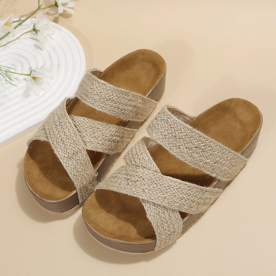 Sandali Eleganza Intrecciata Donotella