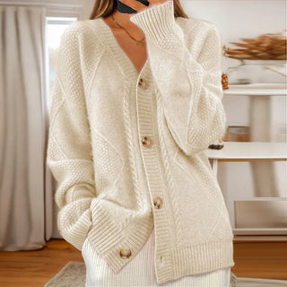 Eloise - Cardigan in maglia di lusso