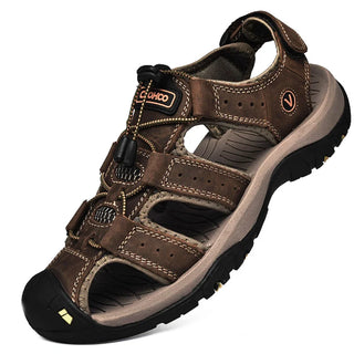 Thomas | Sandalo Outdoor Rinforzato in Pelle