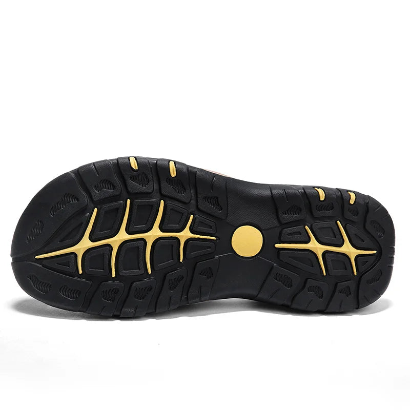Thomas | Sandalo Outdoor Rinforzato in Pelle
