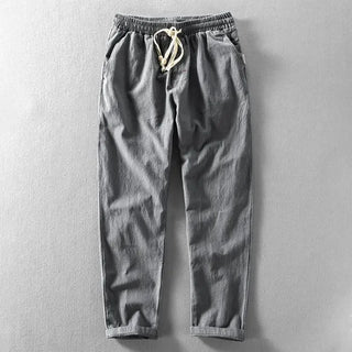 Pantaloni Daniel in cotone e lino