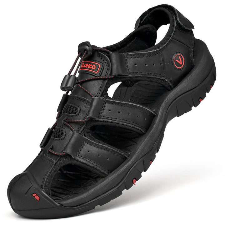 Thomas | Sandalo Outdoor Rinforzato in Pelle