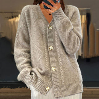 Cardigan lavorato a maglia Hensley