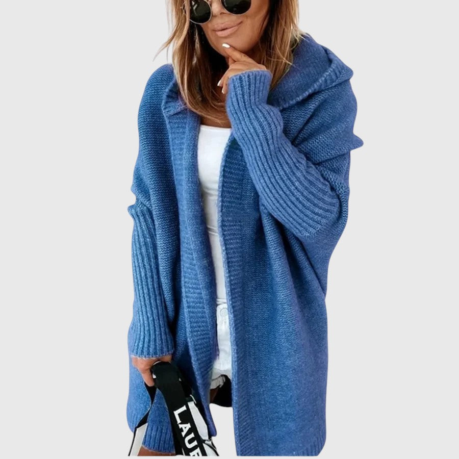 Emily - Comodo cardigan di media lunghezza