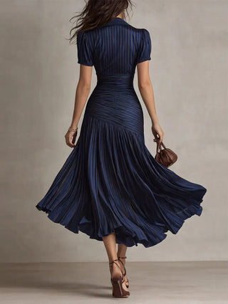 Abito Maxi Chiffon Vintage Elegante