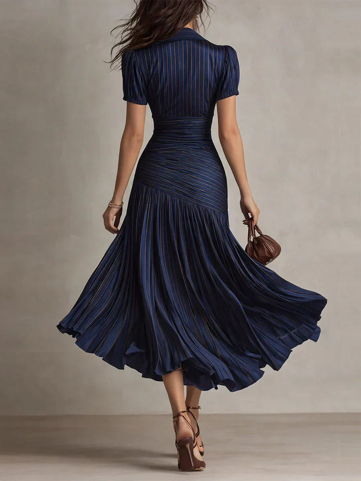 Abito Maxi Chiffon Vintage Elegante