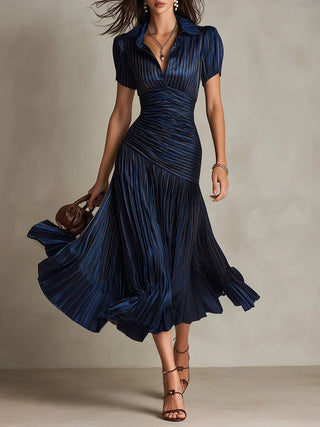 Abito Maxi Chiffon Vintage Elegante