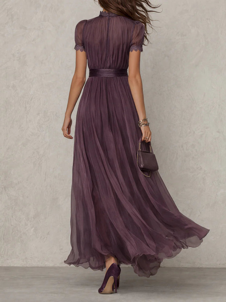 Vestito Maxi Chiffon Vintage Elegante
