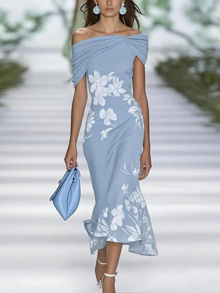 Frédérique | Abito Elegante con Stampa Floreale