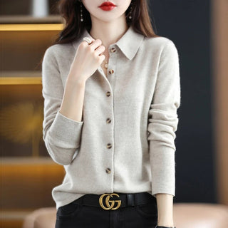 Cardigan Odelia in cashmere con bottoni