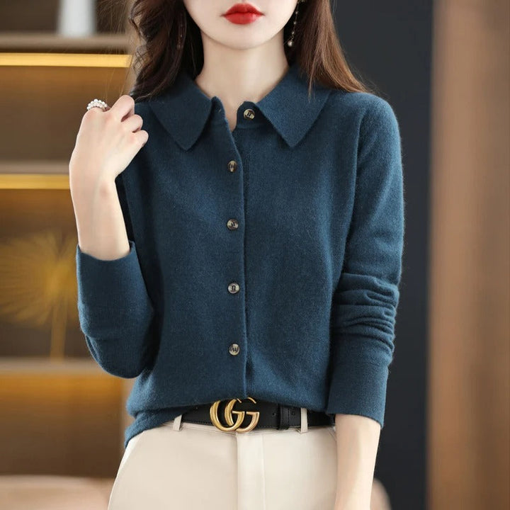Cardigan Odelia in cashmere con bottoni