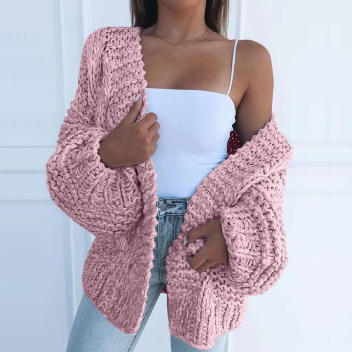 Kaye - Cardigan rilassato in maglia grossa