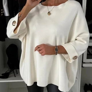 Top con maniche a bottoni Millie Elegant