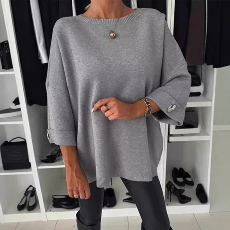 Top con maniche a bottoni Millie Elegant